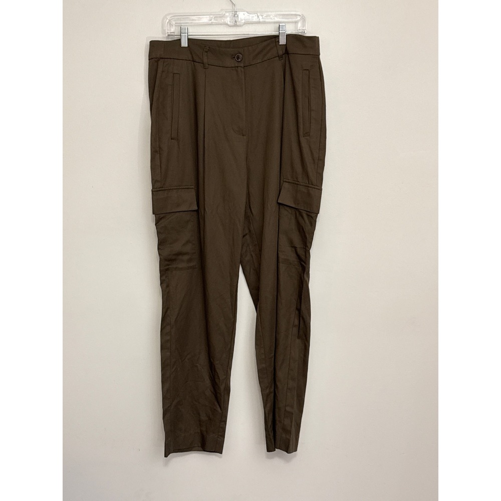 Old Navy Taylor Straight Trouser High-Rise Cargo Pants Office Work Womens L
